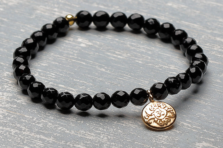 Handaa Onyx online kaufen spirituelles Edelstein Armband im shop bestellen mit Malasonne gold