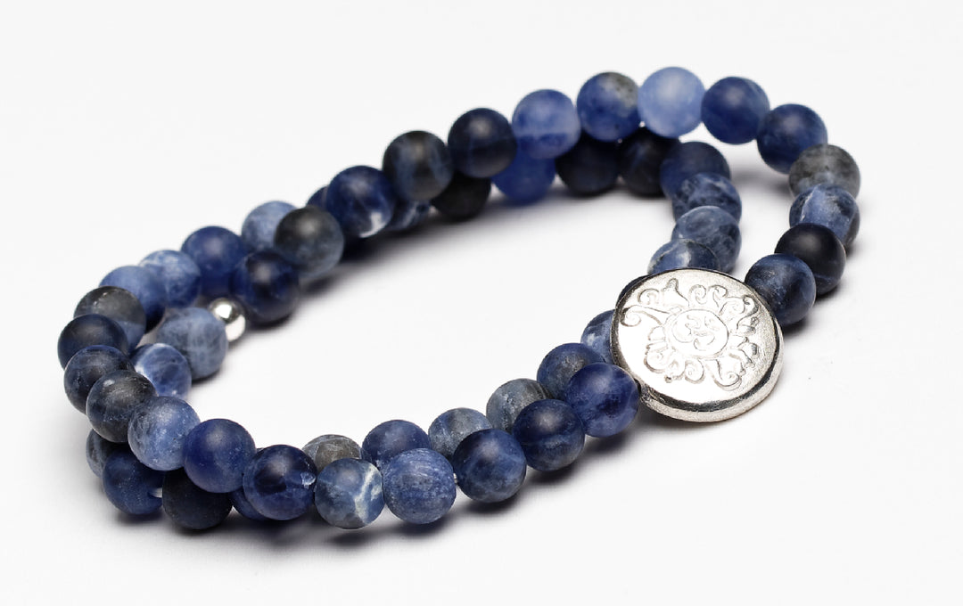 Handala Sodalith online kaufen spirituelles Edelstein Armband bestellen mit Malasonne Silber
