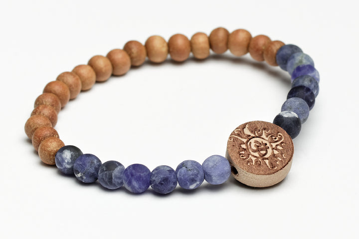 Handala Sodalith online kaufen spirituelles Edelstein Armband bestellen mit Malasonne mit Sandelholz