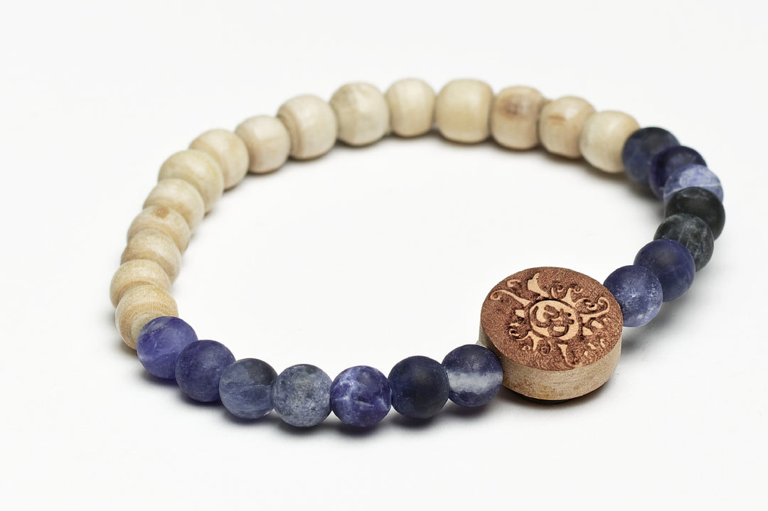 Handala Sodalith online kaufen spirituelles Edelstein Armband bestellen mit Malasonne mit Tulsi